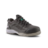 Skechers Work Women's Static Dissipative Lace Up Shoes - Black/Purple Front_Three_Fourths_Angled_Right