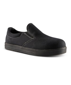 Chaussures de sécurité à enfiler Dakota WorkPro Series en toile légère et à protection en aluminium et plaque en acier, pour femmes