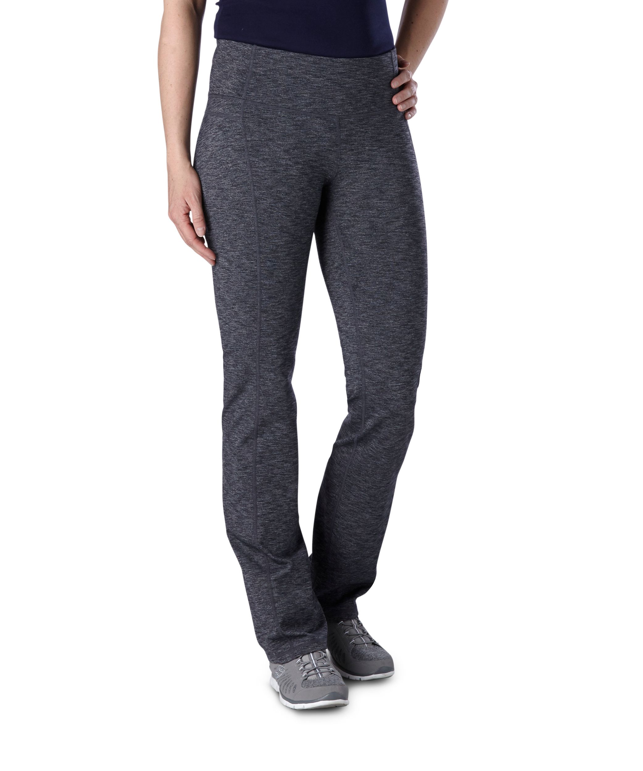 Anti Cellulite Slimming Capri Pants + Silver - Black Size XS, Pants -   Canada