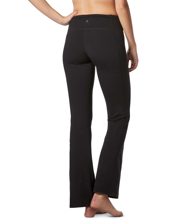 Shambhala Women's Mid Rise LiveIn Comfort Flare Pants Marks
