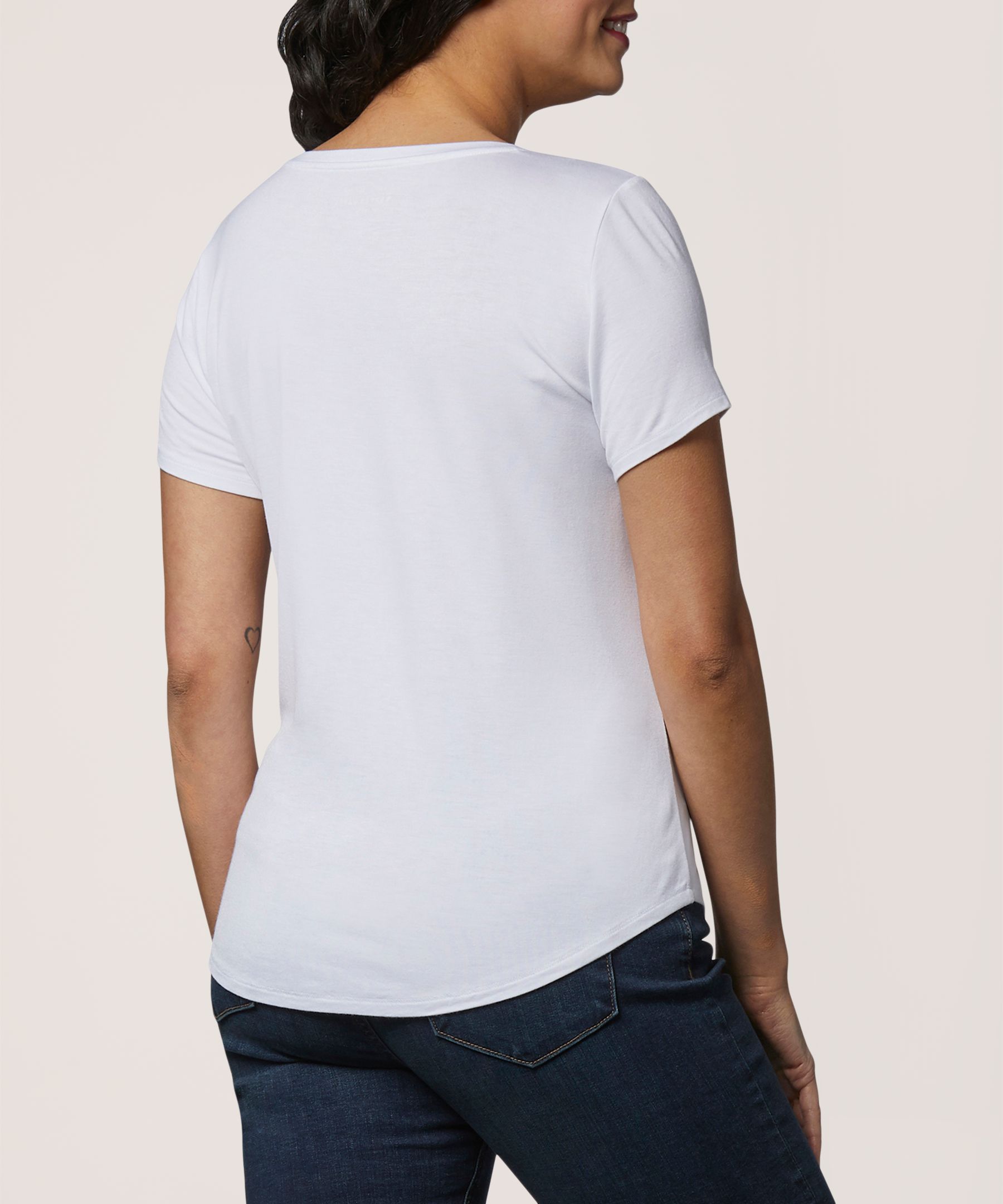 Denver Hayes Women's Relaxed Fit Scoop Neck T-Shirt