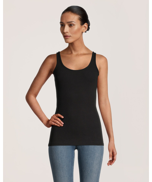 Débardeur ajusté en tricot côtelé pour femmes, Denver Hayes