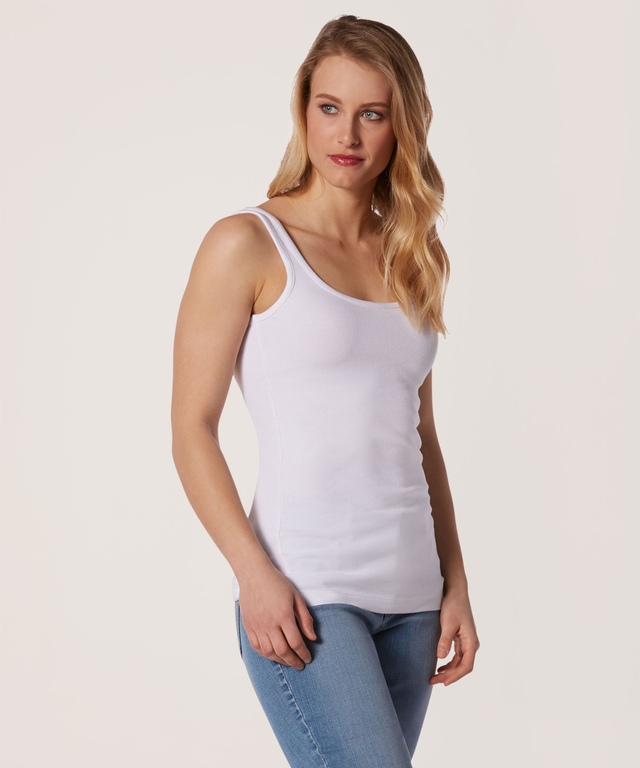 Débardeur ajusté en tricot côtelé pour femmes, Denver Hayes