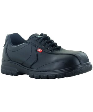 Chaussures de travail à lacets en cuir à protection en acier et en composite pour femmes, Maddy, Mellowwalk