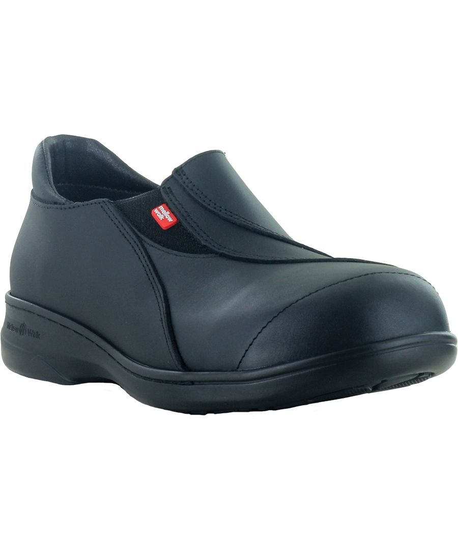 Chaussures de travail à enfiler antistatiques à embout d'acier pour femmes, Mellowwalk