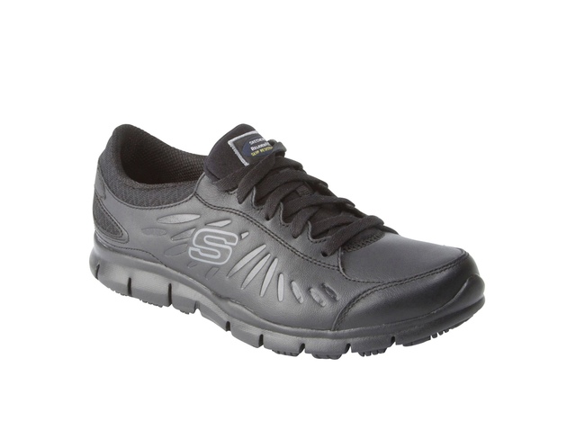 Chaussures à lacets antidérapantes pour femmes, Eldred, Skechers