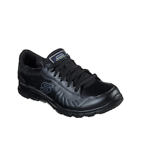 Skechers Women's Eldred Slip-Resistant Lace Up Shoes Front_Three_Fourths_Angled_Right