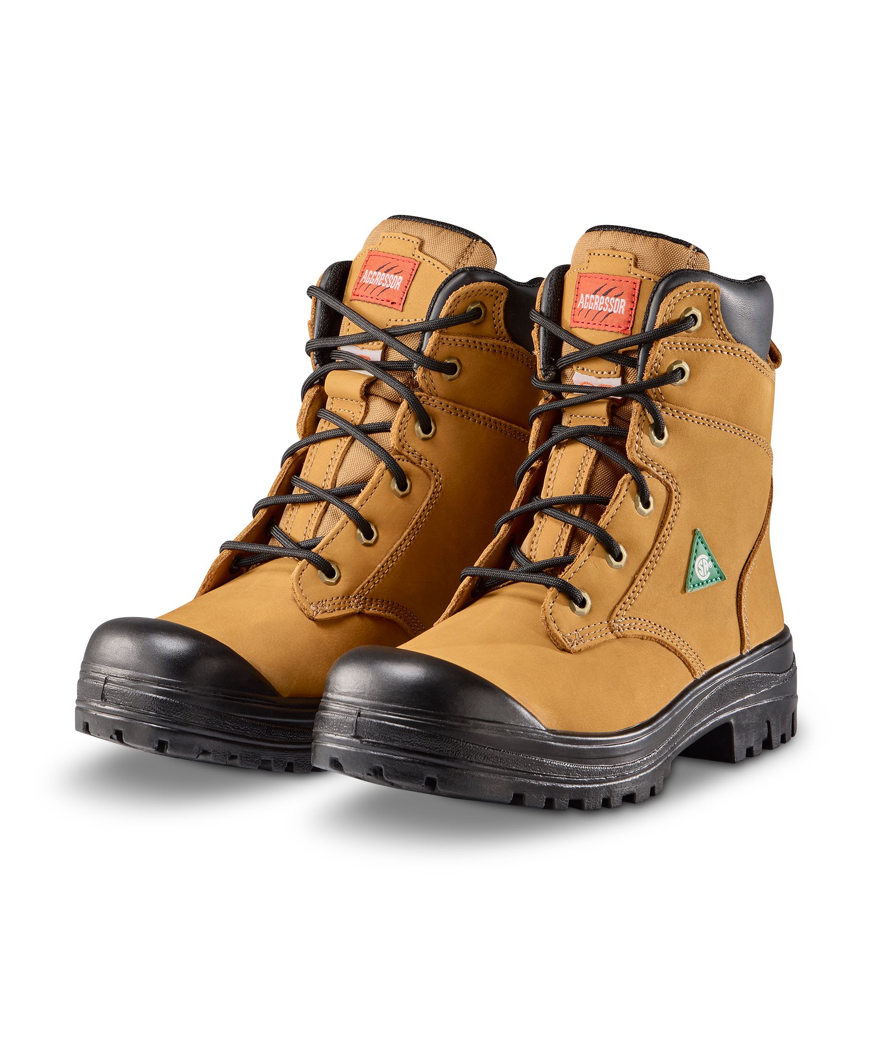 Aggressor Women's 8 Inch Steel Toe Steel Plate Work Boots