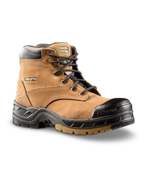 Dakota WorkPro Series Women's 6 Inch Quad Basic Steel Toe Composite Plate Leather Work Boots with Tarantula Anti-Slip