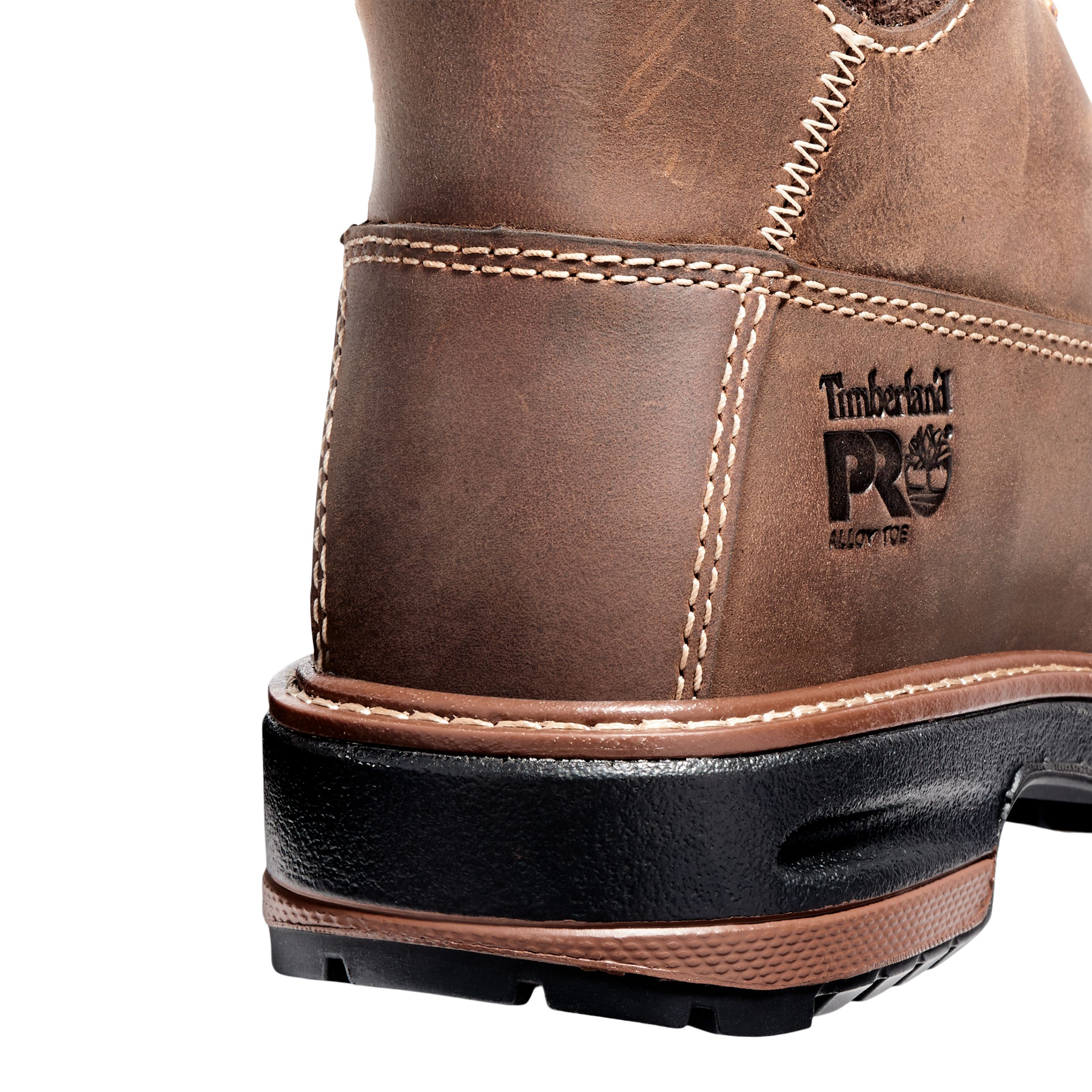 Timberland PRO Bottes de travail en cuir à bout en aluminium de 6 po pour femmes, Hightower