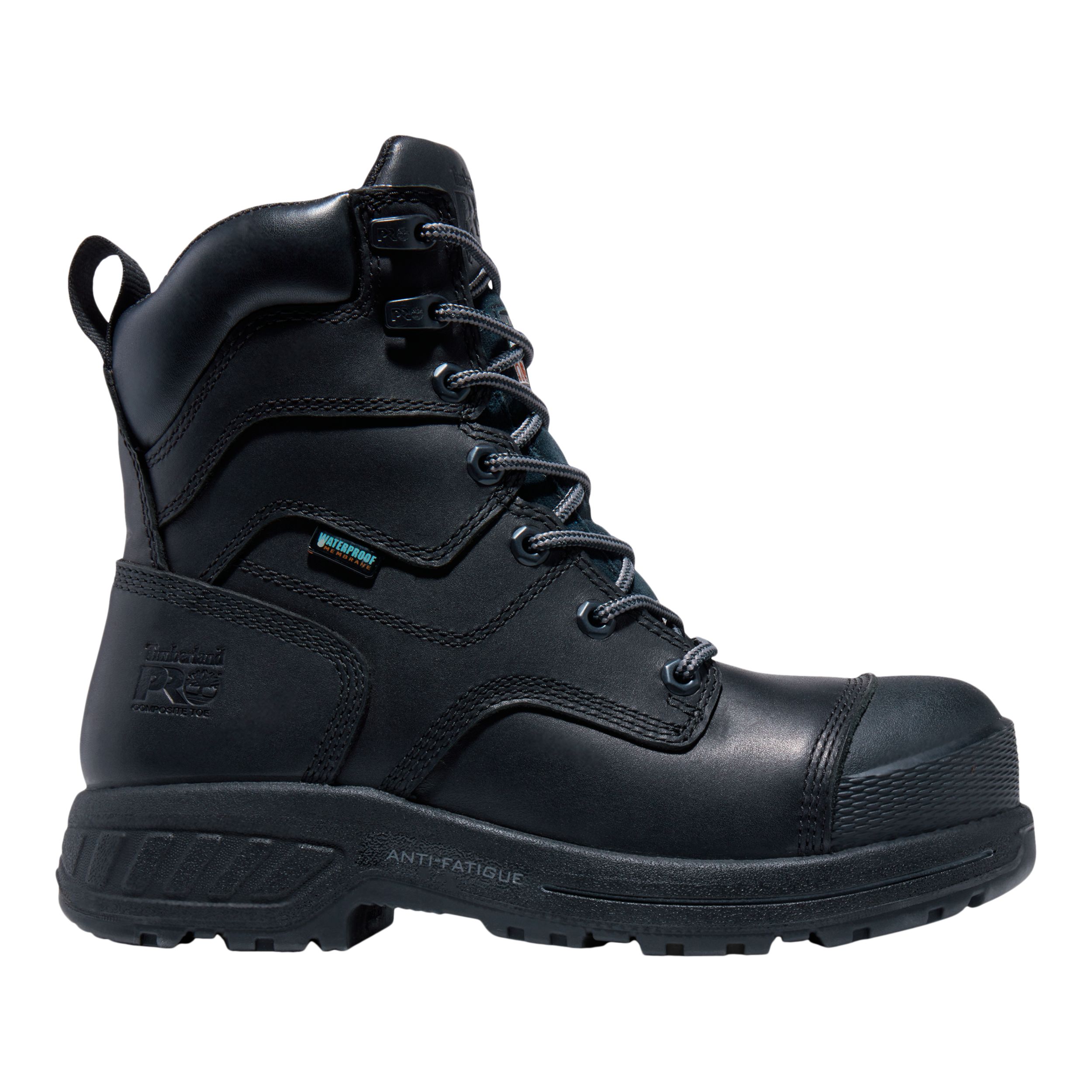 Timberland PRO Bottes de travail en cuir à bout en aluminium de 6 po pour femmes, Hightower