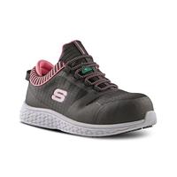 Chaussures de sport sécuritaires de travail antidérapantes de Skechers à protection en aluminium et plaque en acier, pour femmes Front_Three_Fourths_Angled_Right