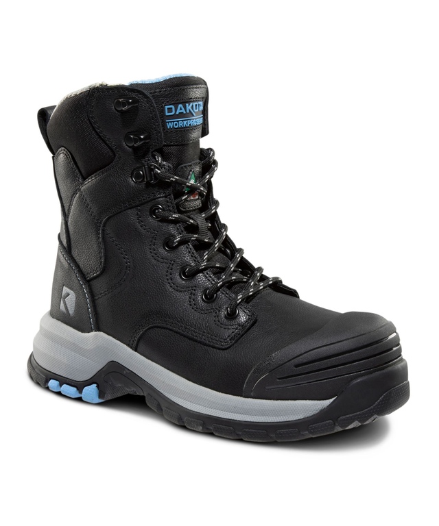 Bottes de travail de 8 pouces de la série WorkPro de Dakota à protection en acier et à isolant T-MAX pour femmes, 8030