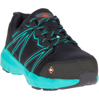 Chaussures de sport sécuritaires Merrell à protection en aluminium et en composite pour femmes, Fullbench Superlite Front_Three_Fourths_Angled_Right