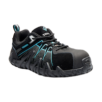Terra Women's Spider X Low Composite Toe Composite Plate Athletic Work Shoe Front_Three_Fourths_Angled_Right
