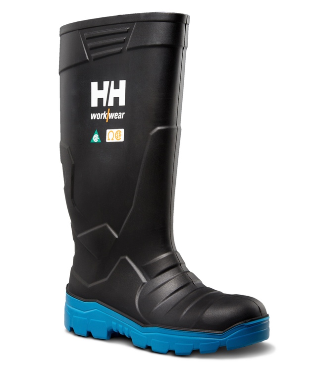 Botte travail agro extérieur chantier champ verte blanche noire marron