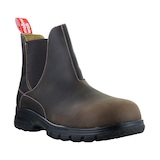 Bottes de travail à enfiler de 6 pouces avec protection en composite pour femmes, Maddy, Mellow Walk Front_Three_Fourths_Angled_Right