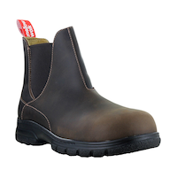 Bottes de travail à enfiler de 6 pouces avec protection en composite pour femmes, Maddy, Mellow Walk Front_Three_Fourths_Angled_Right