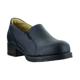 Mellow Walk Women's Vanessa Steel Toe Copper Plate Slip On Work Shoe Front_Three_Fourths_Angled_Right