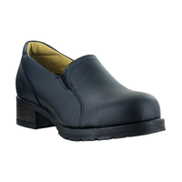 Chaussures de travail à enfiler avec embout d'acier et semelle infusée de cuivre pour femmes, Vanessa, Mellow Walk Front_Three_Fourths_Angled_Right