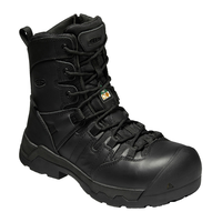 Bottes de travail imperméables de 8 pouces à protection en composite pour femmes, Oshawa, KEEN Utility Front_Three_Fourths_Angled_Right