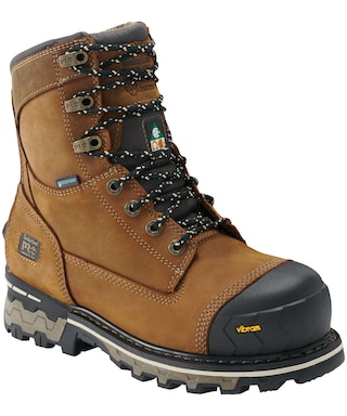 Timberland Pro 8 Boutons de travail en cuir imperméables à la plaque composite d'orteil de Inch pour femme
