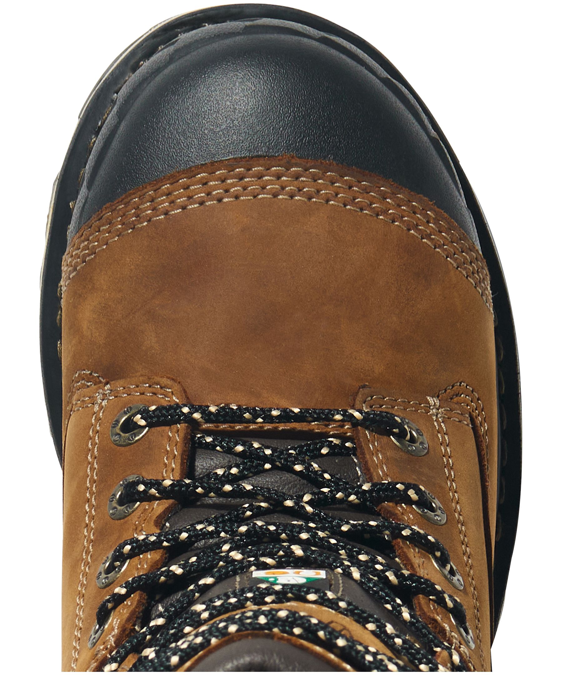 Timberland Pro Women's 8 Inch Boondock Composite Toe Composite Plate Waterproof Leather Work Boots