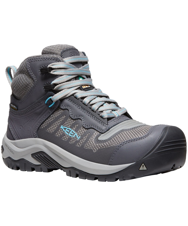 Bottes de randonnée de sécurité mi-hautes imperméables à protection en composite pour femmes, KEEN Utility, Reno