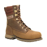 CAT Women's 8 Inch Clover Steel Toe Steel Plate Work Boots Front_Three_Fourths_Angled_Right