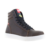 Mellow Walk Women's Jessica Steel Toe Composite Plate SD Hi Top Shoes Front_Three_Fourths_Angled_Right