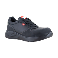 Chaussures à lacets en cuir avec de la protection en composite et des propriétés antistatiques pour femmes, Motion, Mellow Walk Front_Three_Fourths_Angled_Right