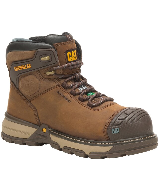 CAT Excavator Superlite 6 Botte de travail étanche en plaque composite d'orteil d'inch pour femme