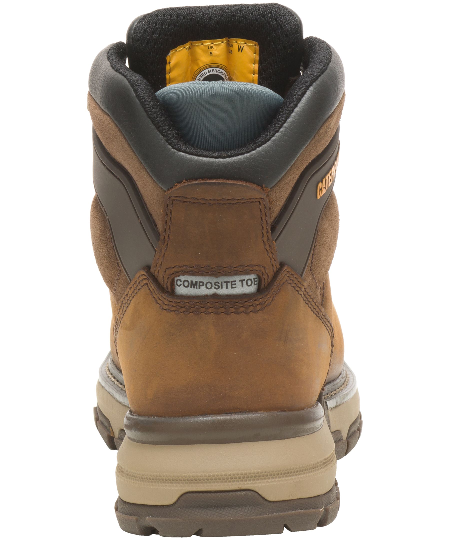 Bottes de travail de 6&nbsp;pouces étanches à l’eau avec protection en composite pour femmes, Excavator Superlite, CAT