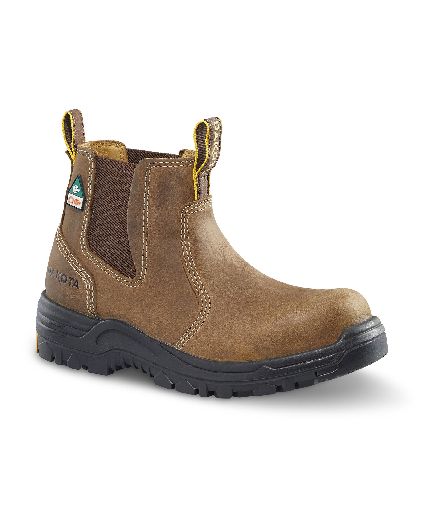 Bottes de travail à enfiler de 6&nbsp;pouces avec protection en aluminium et en composite pour femmes, Dakota