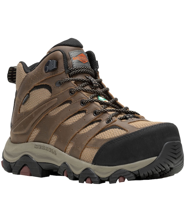 Merrell Work Moab Vertex 2 Plaque composite pour orteil étanche à l'eau Bottes moyennes pour chaussons pour femme