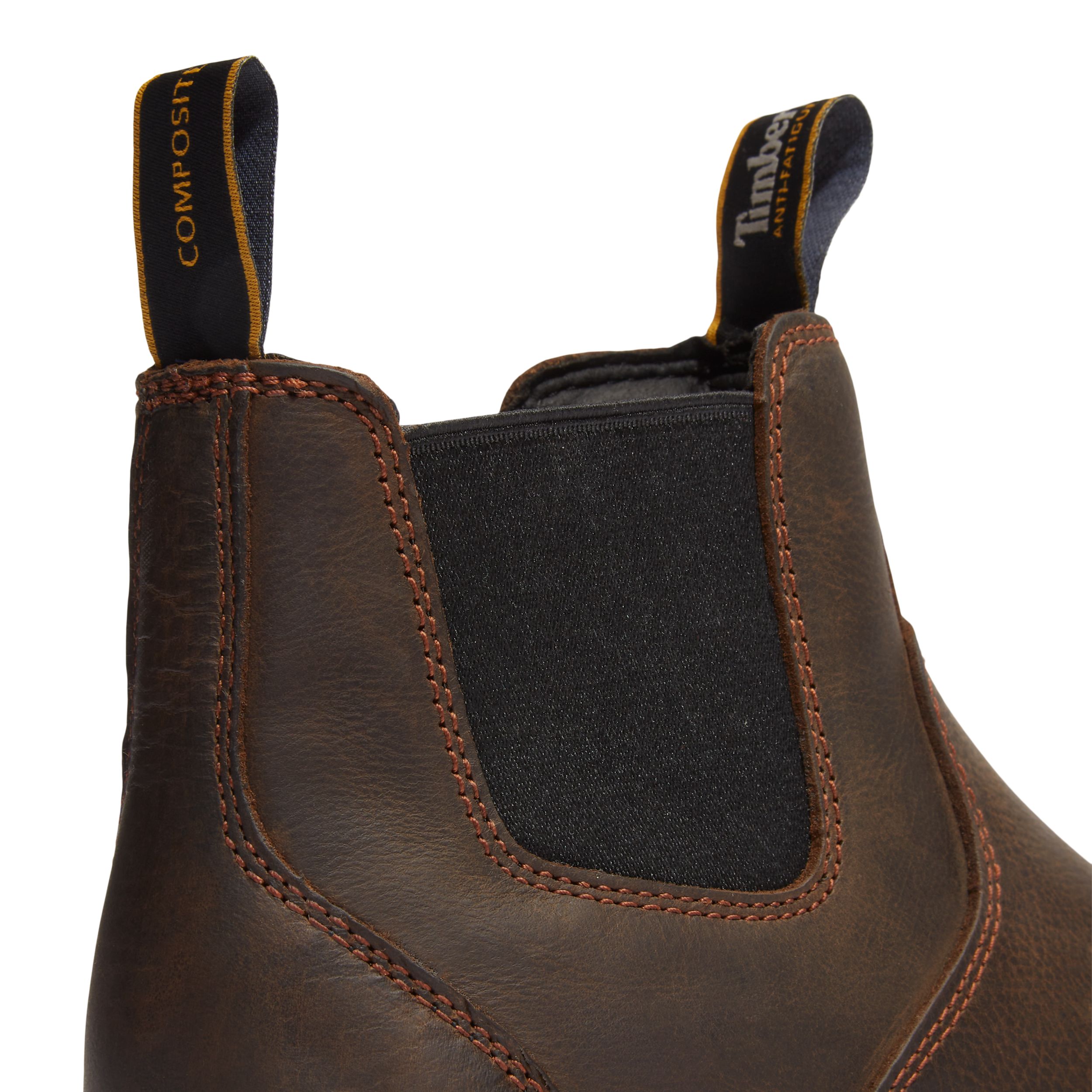 Bottes de travail Chelsea à enfiler étanches à l'eau de 6&nbsp;pouces avec protection en composite pour femmes, Nashoba, Timberland PRO