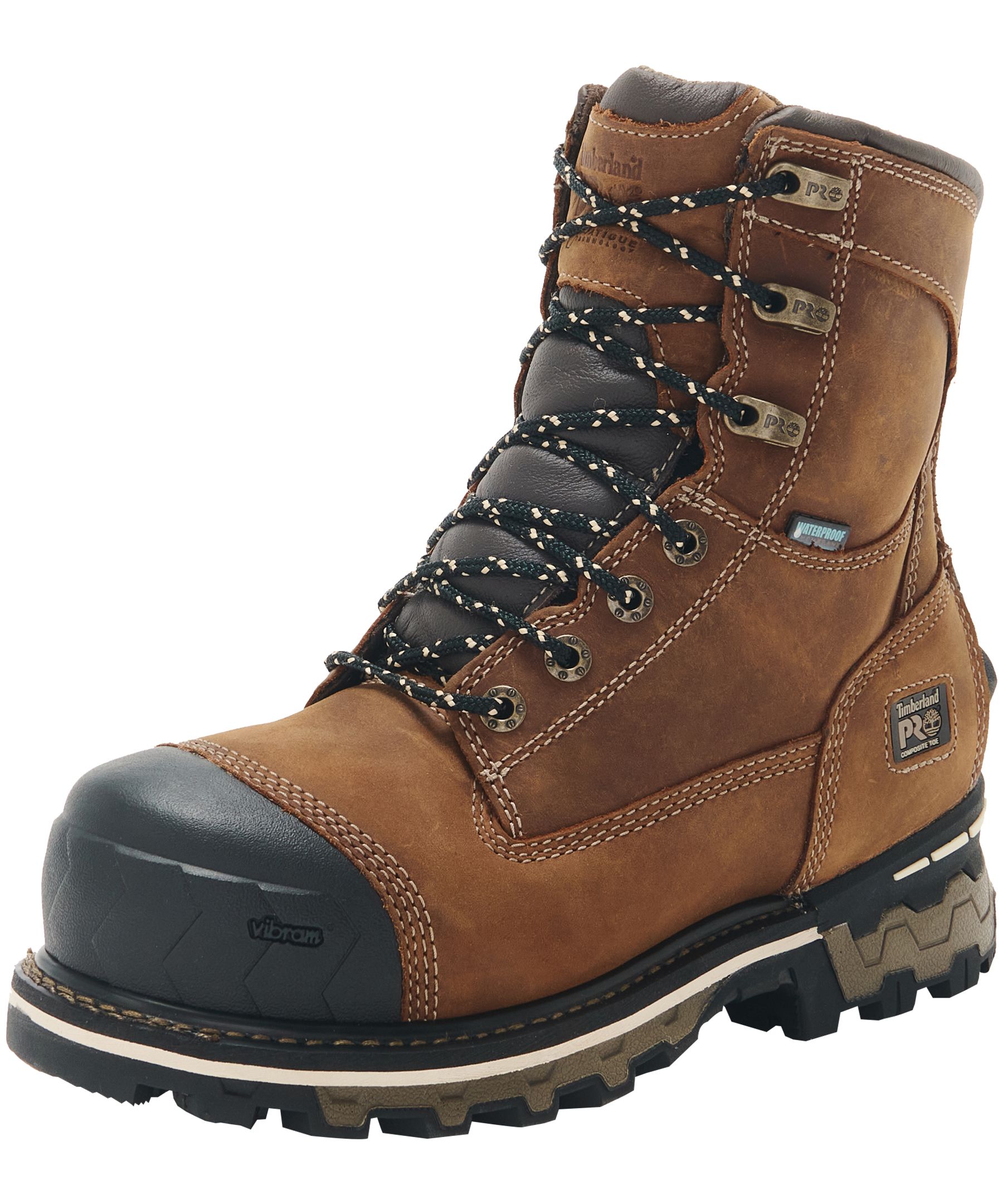 Bottes de travail de 8&nbsp;pouces étanches à l'eau avec protection en composite pour femmes, Boondock, Timberland PRO