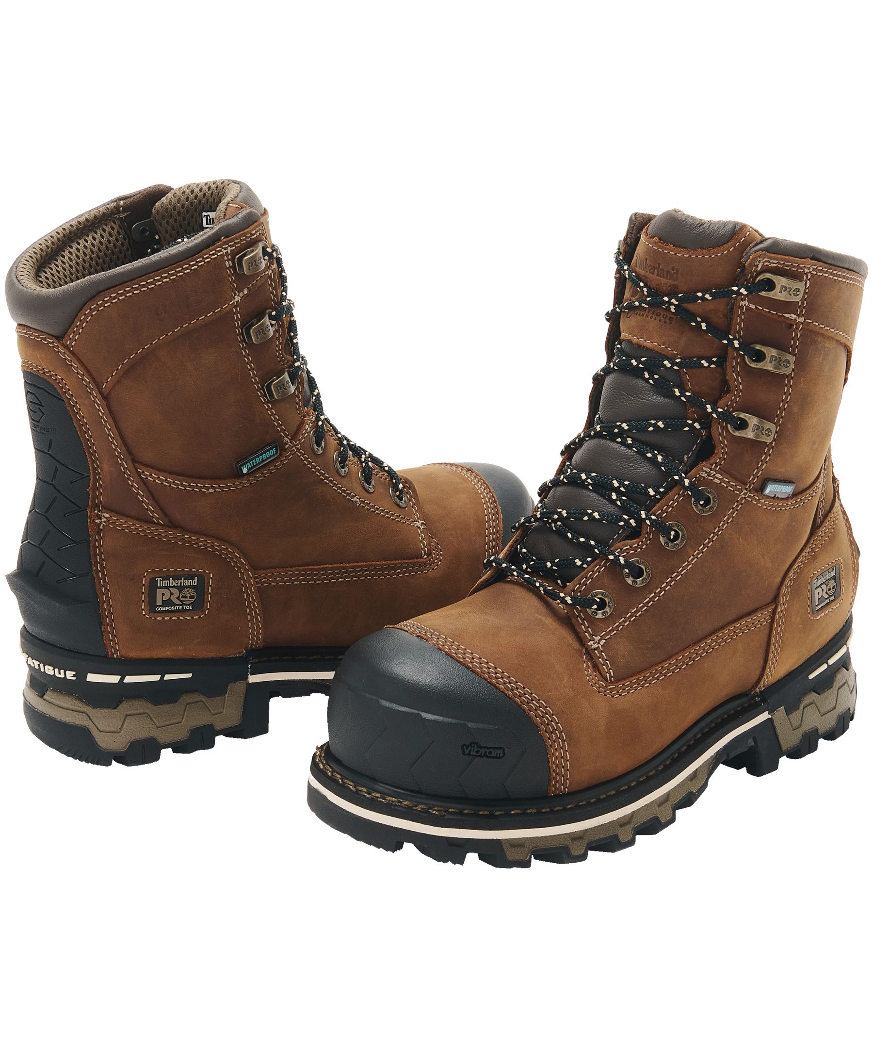 Bottes de travail de 8&nbsp;pouces étanches à l'eau avec protection en composite pour femmes, Boondock, Timberland PRO