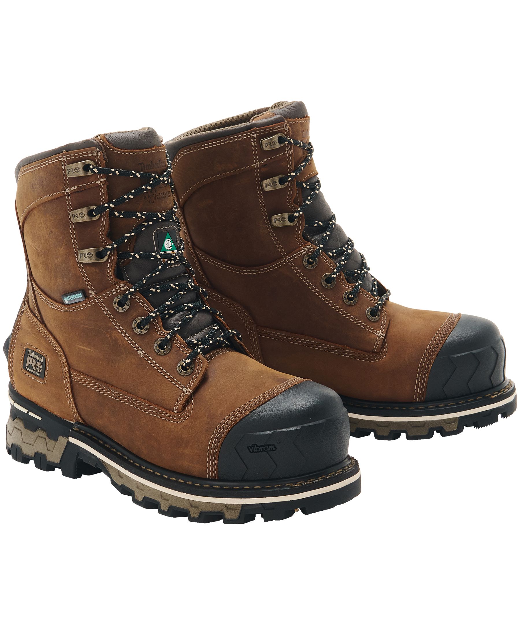Bottes de travail de 8&nbsp;pouces étanches à l'eau avec protection en composite pour femmes, Boondock, Timberland PRO