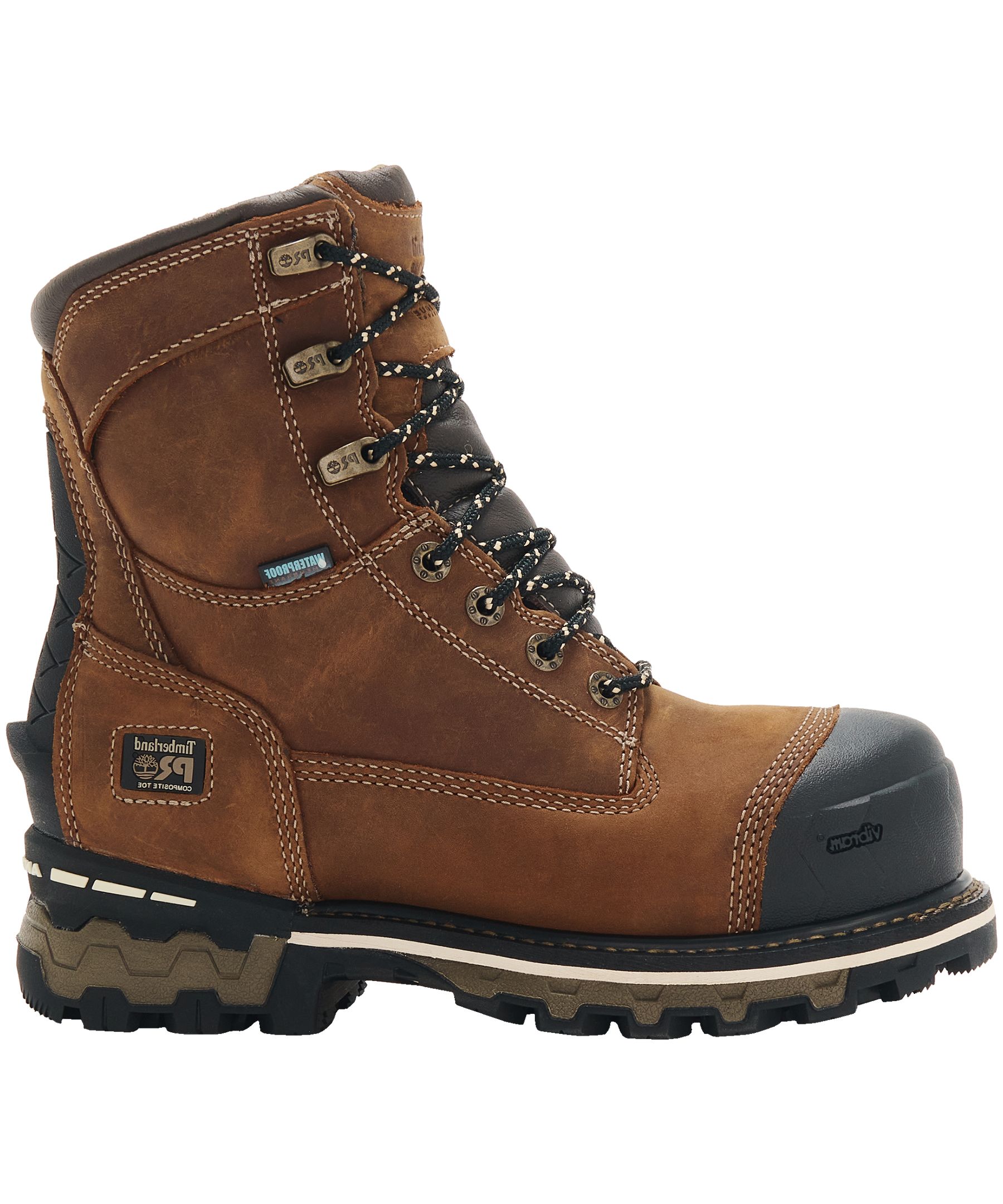 Bottes de travail de 8&nbsp;pouces étanches à l'eau avec protection en composite pour femmes, Boondock, Timberland PRO