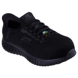 Chaussures de sport sécuritaires antistatiques à enfiler pour femmes, Slip Ins, Skechers Front_Three_Fourths_Angled_Right