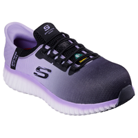 Chaussures de sport sécuritaires antistatiques à enfiler pour femmes, Slip-Ins, Skechers Front_Three_Fourths_Angled_Right