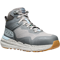KEEN Utility Women's Synchro Mid-Cut Waterproof Safety Hiker Front_Three_Fourths_Angled_Right
