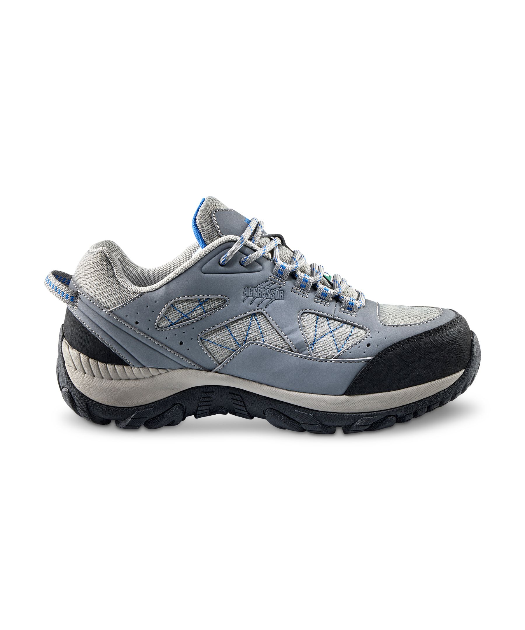 Aggressor Women's Steel Toe Steel Plate Low Cut Safety Hiking Shoes