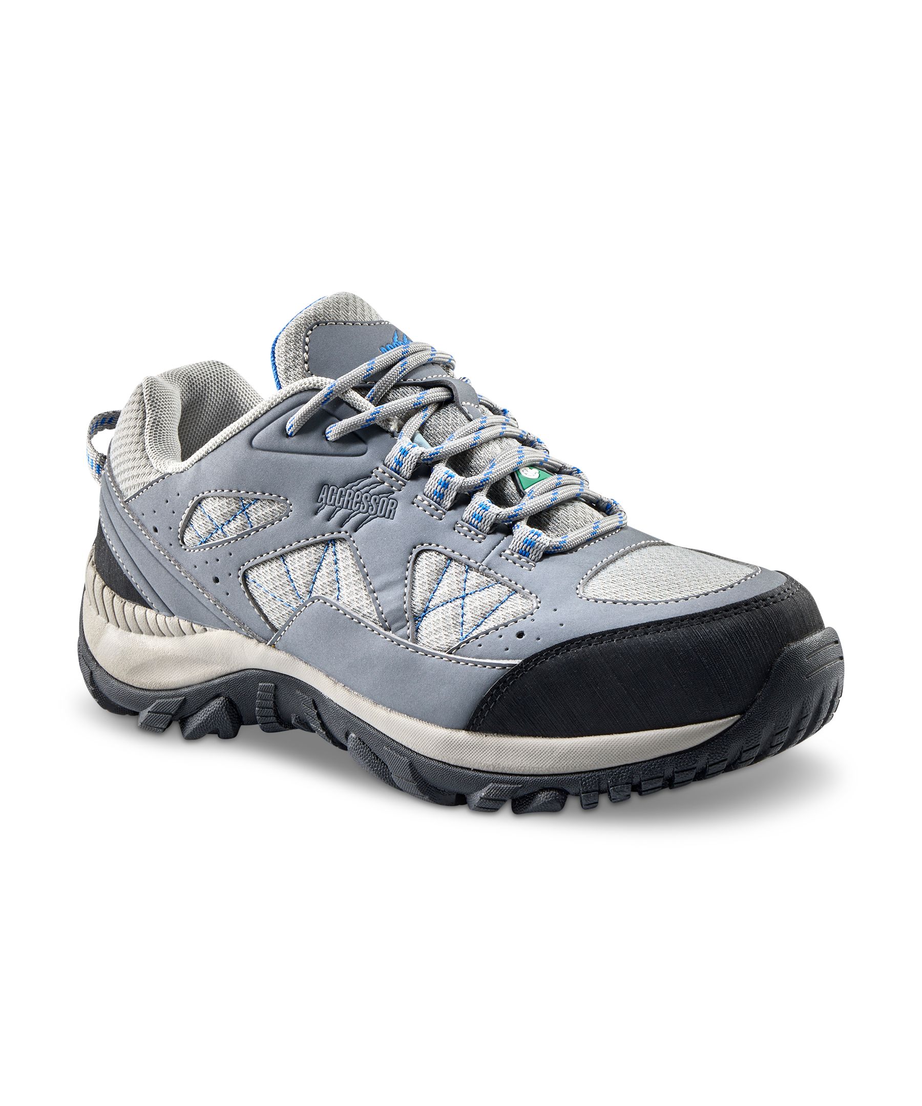 Aggressor Women's Steel Toe Steel Plate Low Cut Safety Hiking Shoes