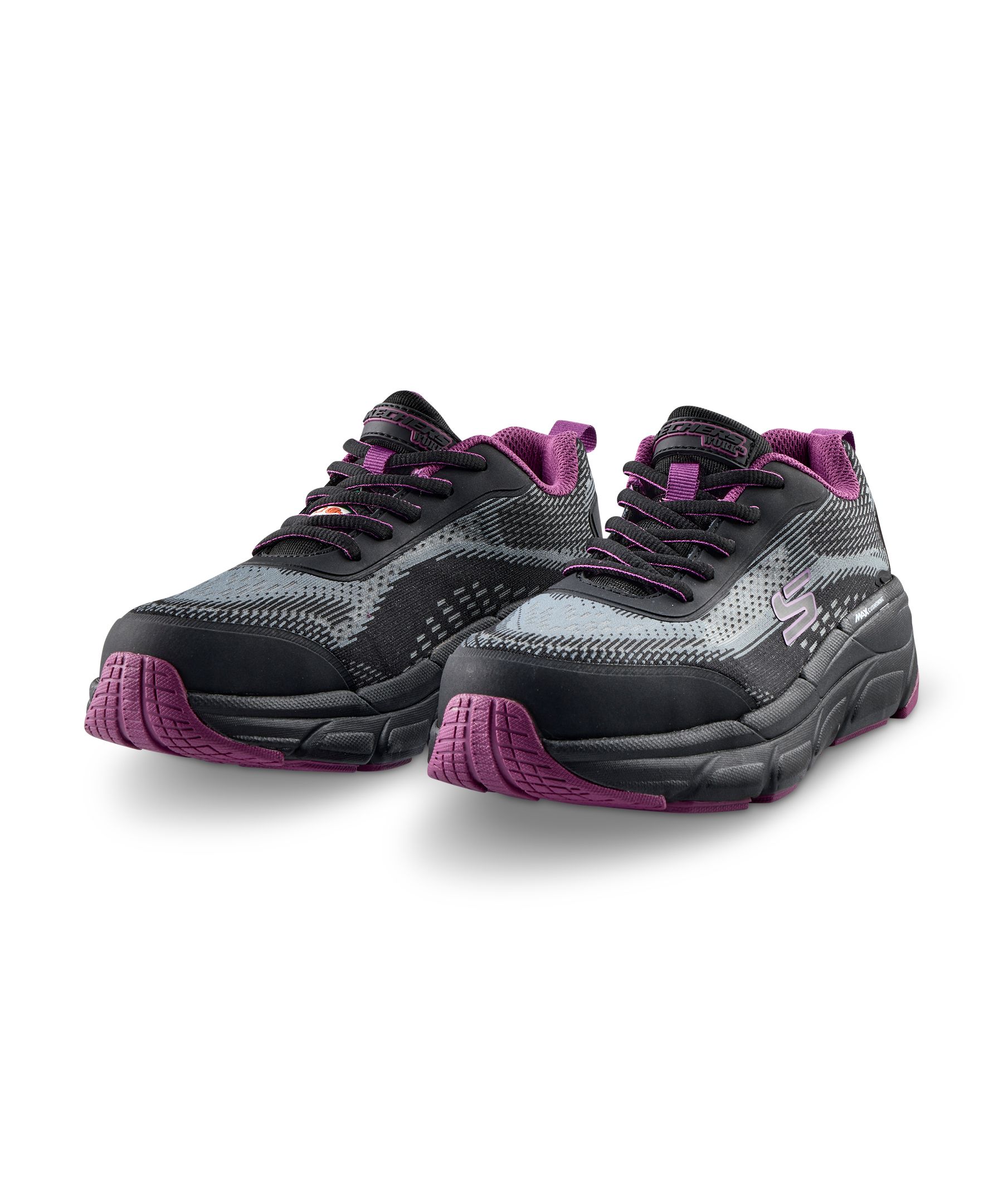 Chaussures de travail de sport avec embout en acier et semelle en acier pour femmes, Skechers Work