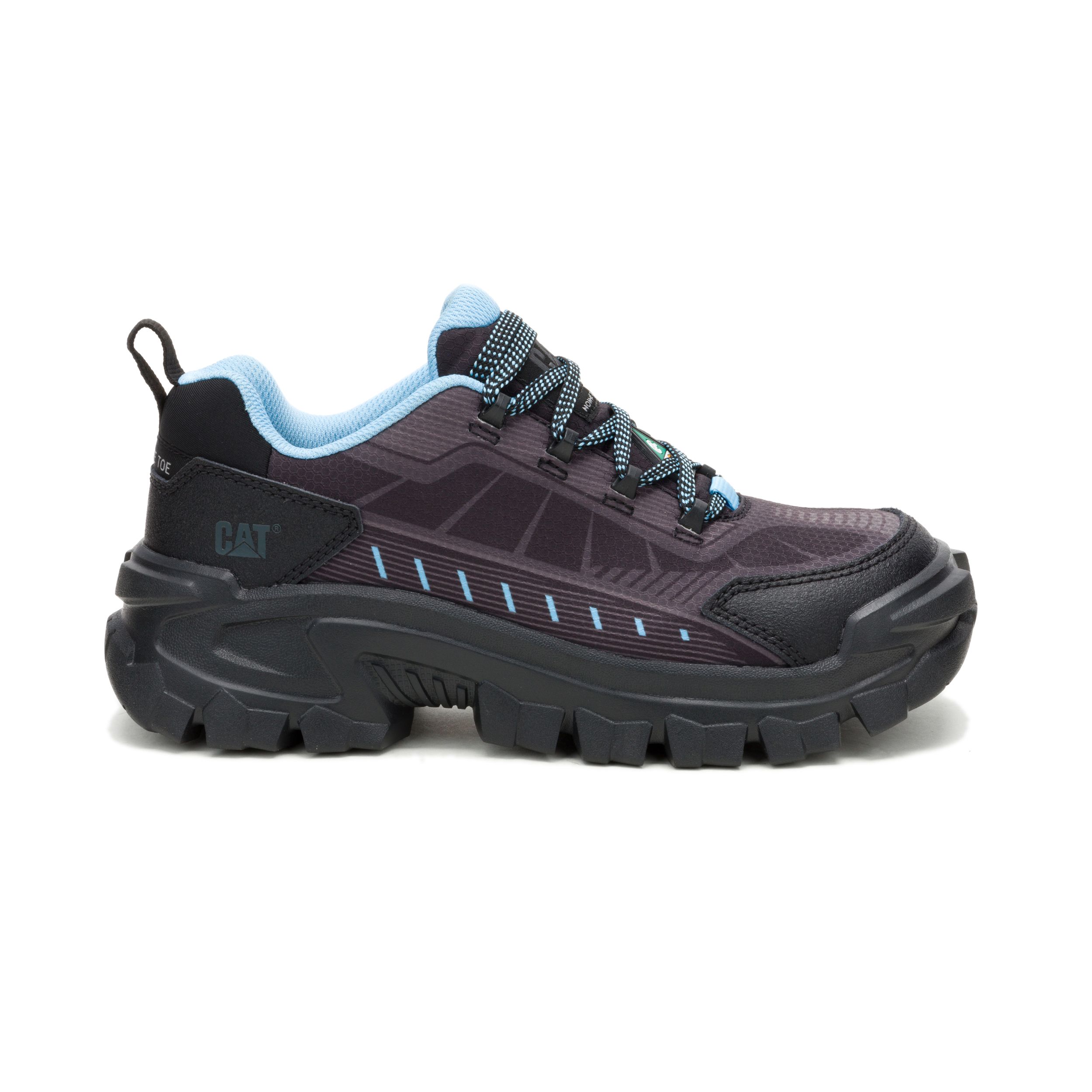 Caterpillar Women's Invader Sport Athletic Mesh Composite Toe Composite Plate Safety Shoes