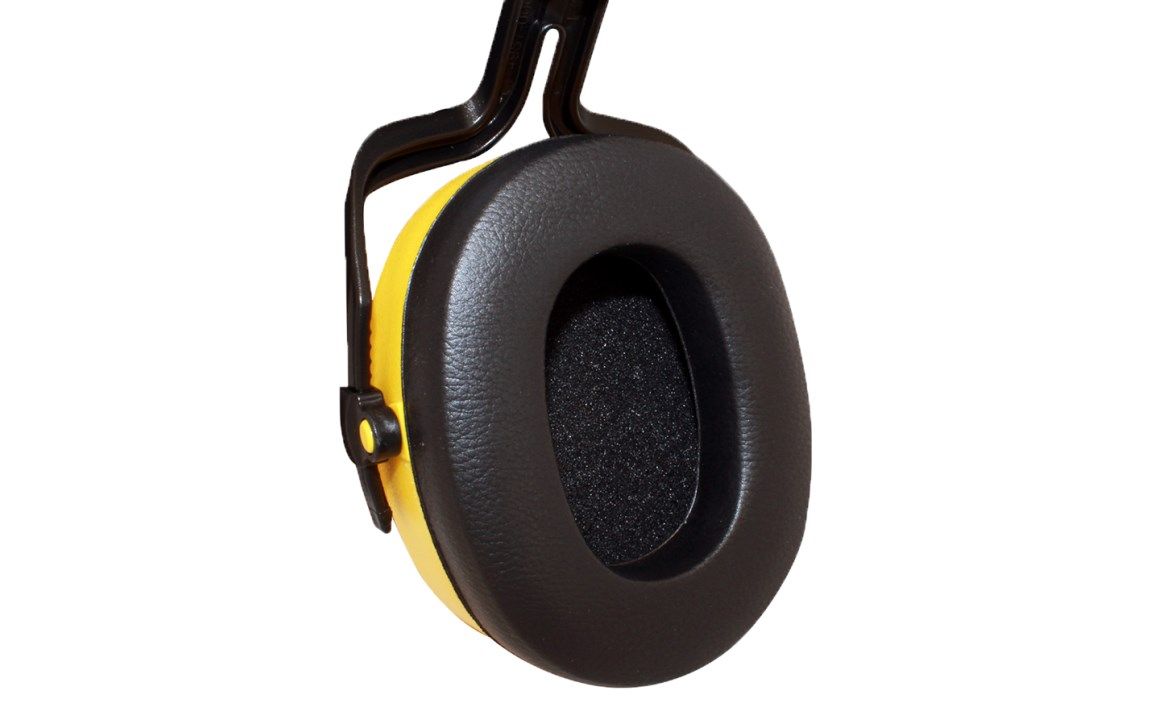 Workhorse Cap Mount Earmuffs for Hard Hats CloseUp