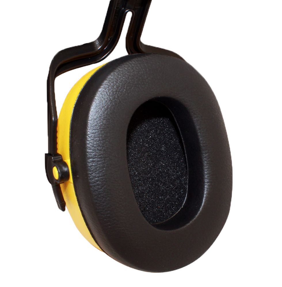Workhorse Cap Mount Earmuffs for Hard Hats CloseUp