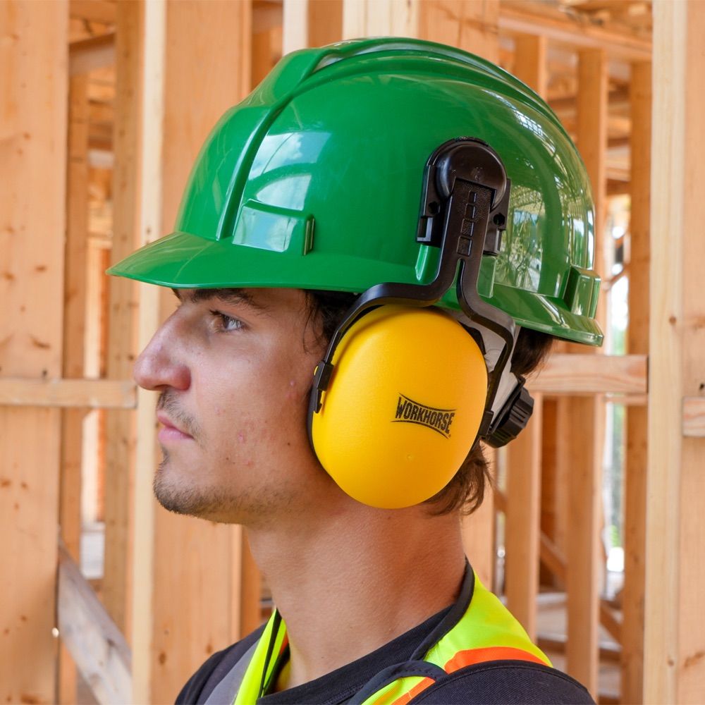 Workhorse Cap Mount Earmuffs for Hard Hats Composite_or_Mixed